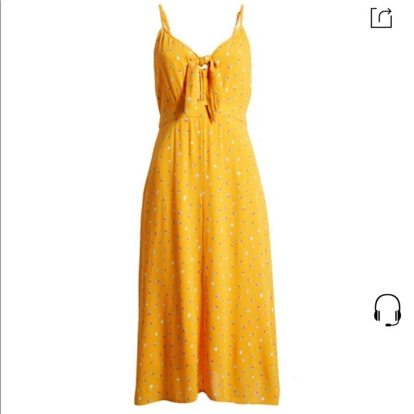 bp Dresses & Skirts - B.P. Nordstrom Tie summer dress tie detail sleeveless cutout midi